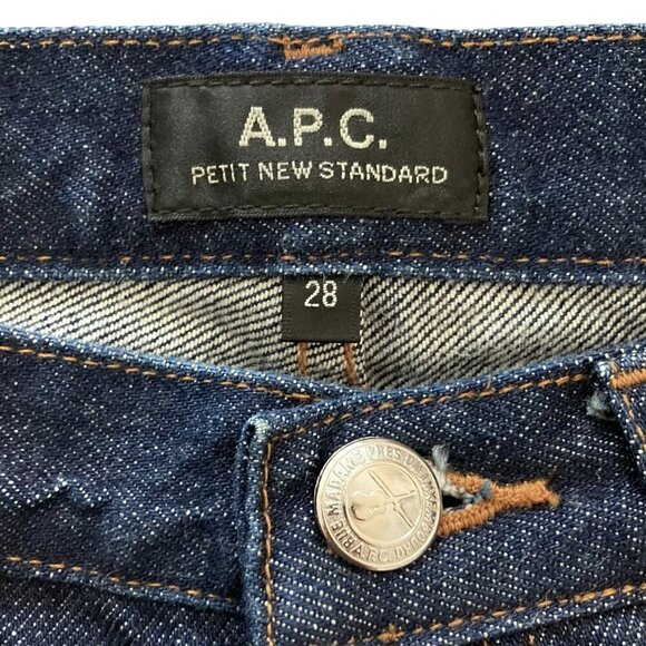 A.P.C. Petit New Standard Straight Slim Japanese Selvedge Denim Jeans - Picture 4 of 11